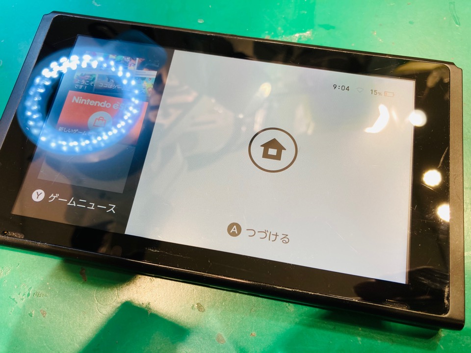 修理 Switchの液晶が破損して画面が映らない Nintendo Switch Switchlite専門修理 ゲームドクター