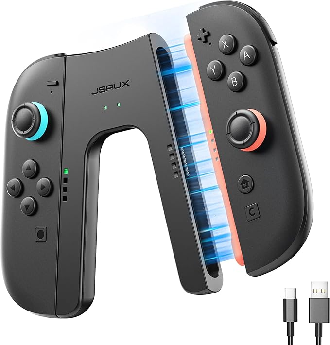 JSAUX 充電グリップ Switch 2に対応